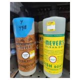 4 bottles Meyers dish soao