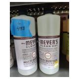 6 bottles Meyers multi surface concentrate