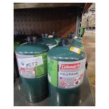 6 full propane 16 oz tanks