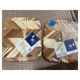 2 Madeira Acacia Cutting Boards