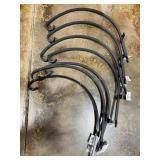 7 Large Iron Hooks