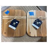 2 Madeira Teak Cutting Boards