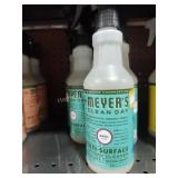 9 bottles Meyers cleaner