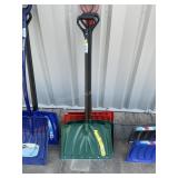 4 snow shovels