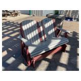 Composite rocking bench