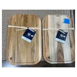 2 Madeira Teak Cutting Boards