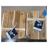 2 Madeira Teak Cutting Boards
