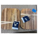 2 Madeira Teak Cutting Boards
