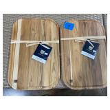 2 Madeira Teak Cutting Boards