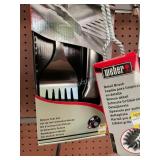 2 Weber Grilling Items - Tool Set & Brush