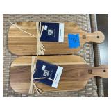 2 Madeira Teak Cutting Boards