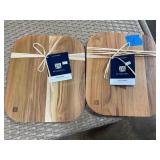 2 Madeira Teak Cutting Boards