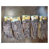 5 pair gloves
