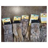 5 pair gloves