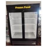 True rolling retail freezer