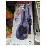 2 rubber boots