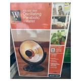 WESTPOINTE Ceramic Oscillating Parabolic Heater