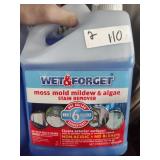 2 jugs Wet and Forget stain remover 1 gal