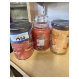 3 candles