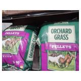 2 bags orchard grass pellets 40lb