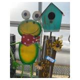 Metal Garden Decor Frog
