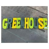 Metal Greenhouse Sign