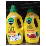 2 bottles all purpose plant food