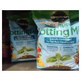 2 bags seed starting potting mix