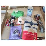 Dog toys and other items
