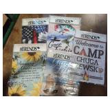 5 garden flags