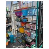 Metal Shelving Unit - Contents NOT Included