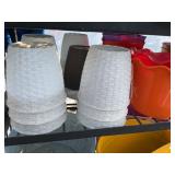 Garden Decor Planters on Shelf