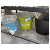 6 Metal Garden Decor Planters