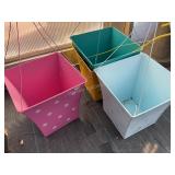 4 Metal Garden Decor Planters