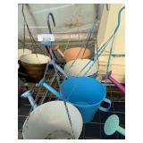 4 watering can hanging planters