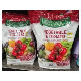 2 bags vegetable plant food