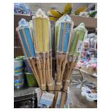 8 patio torches