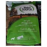 2 bags Nutri Source dog food