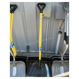 3 snow shovels