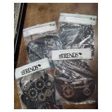 4 Metal garden flags