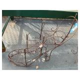 Metal Garden Decor Planter Stand