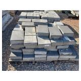 8x8 and 8x12" grey patio pavers