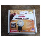 Chicken waterer de icer