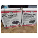 2 Little Giant automatic poultry waterers