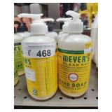 8 bottles Meyers hand soap