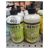 8 bottles Meyers hand soap