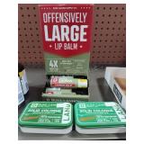 Duke Cannon lip balm and cologne