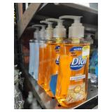 5 bottles hand soap
