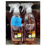 4 bottles wood cleaner