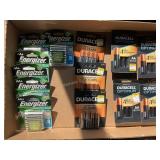 13 Packages AA Batteries - some Rechargeable